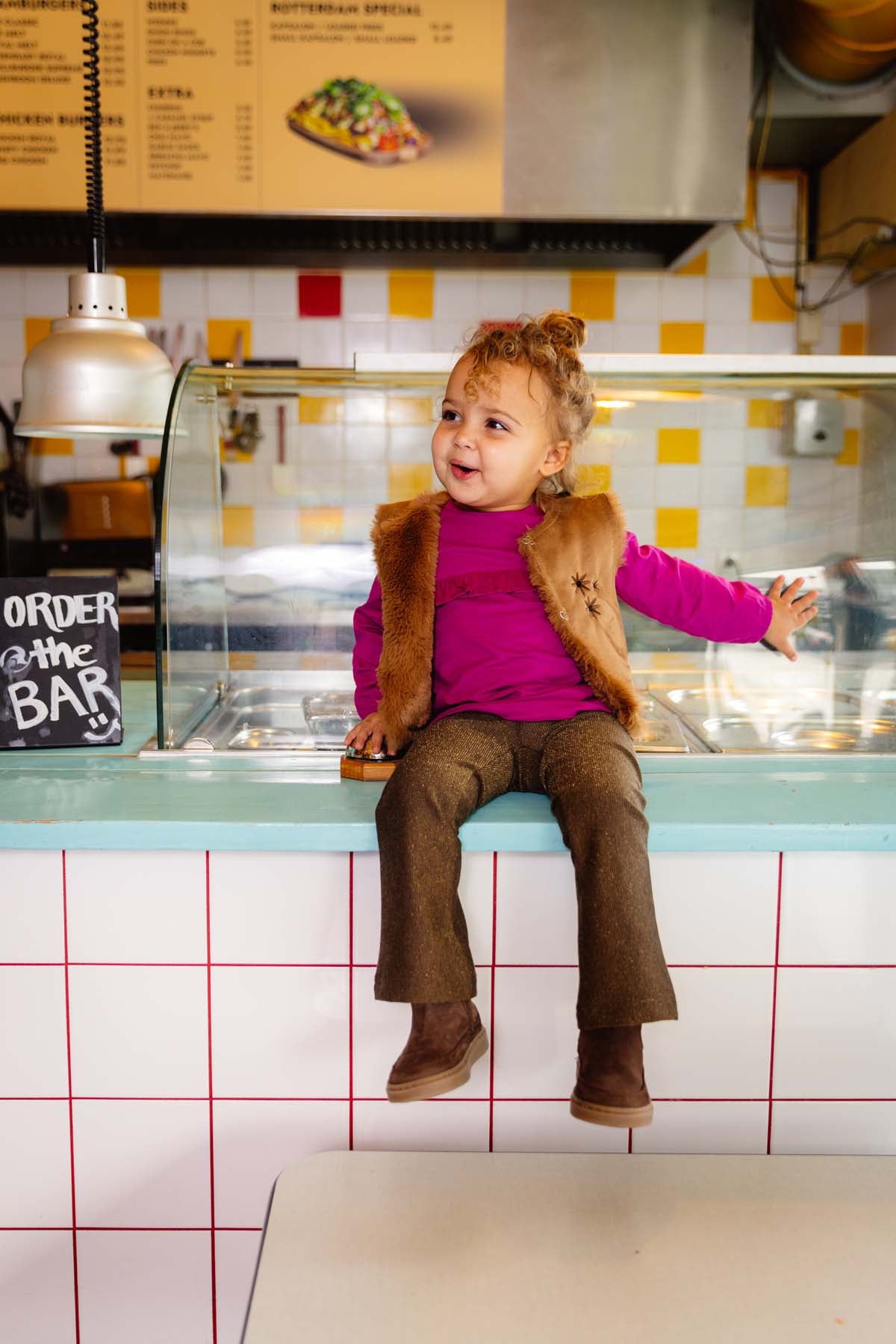 T-shirt met lange mouwen | Donkerpaars