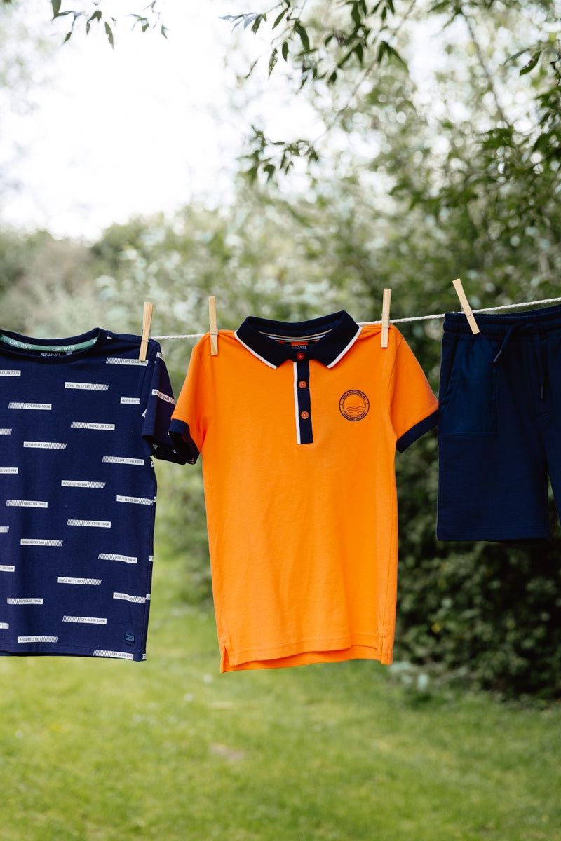 Polo met korte mouwen | Oranje