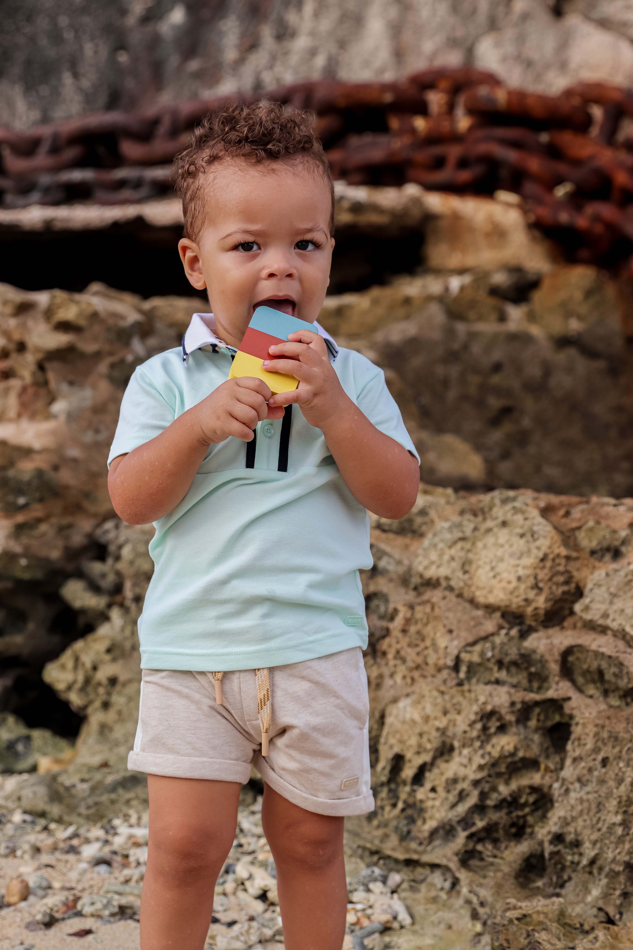 Shortsleeve Polo | Aqua Blue