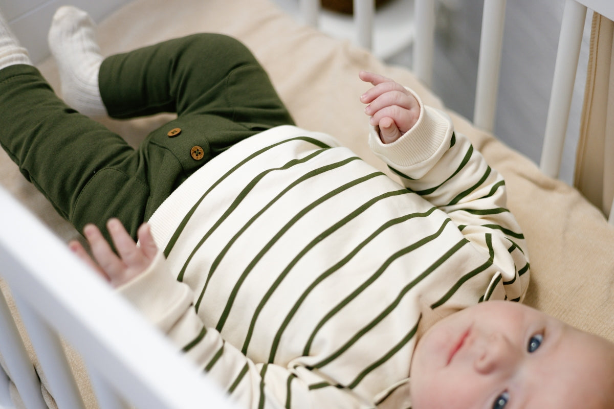 BROEK | Donker olijfgroen