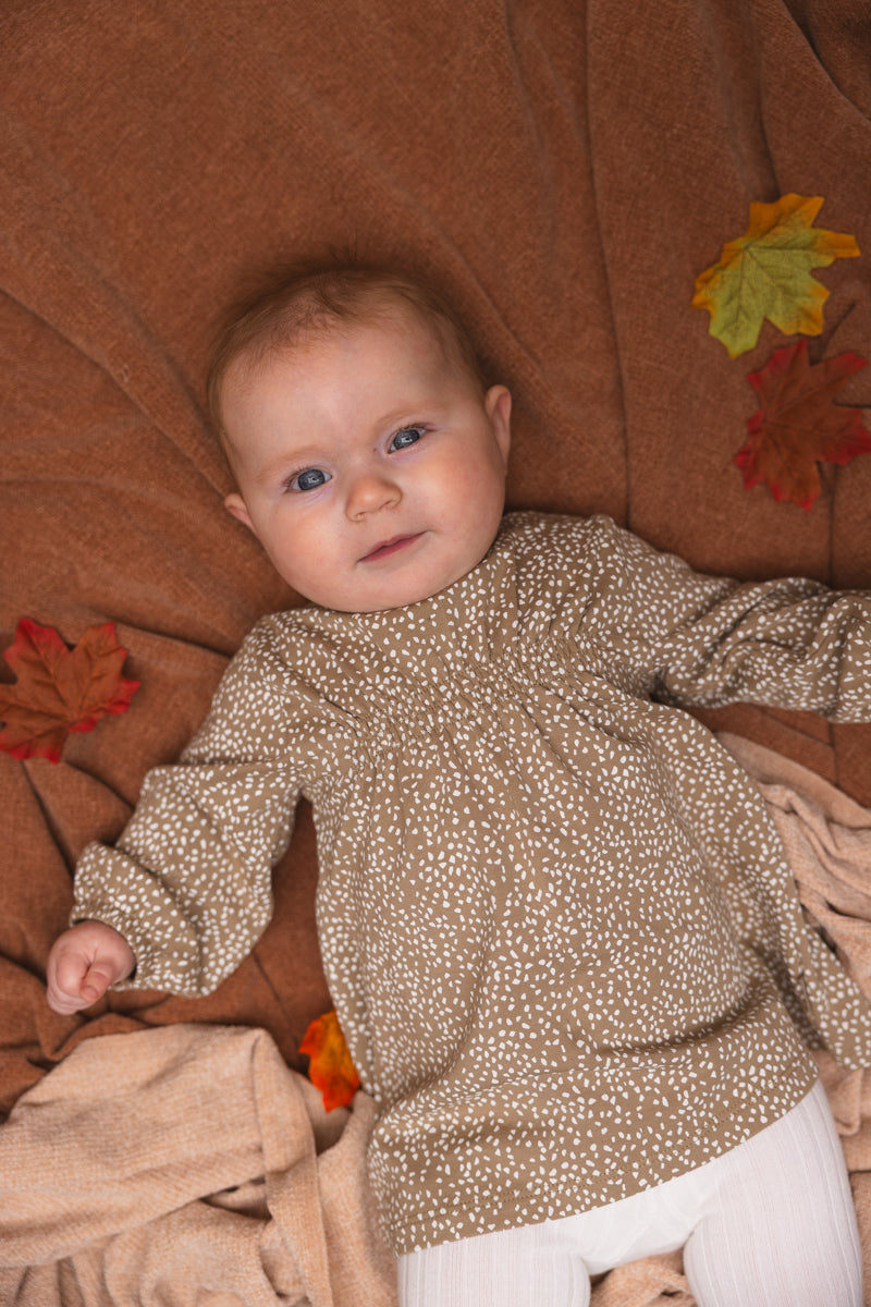 Jurk met stippen | AOP Sand Dot