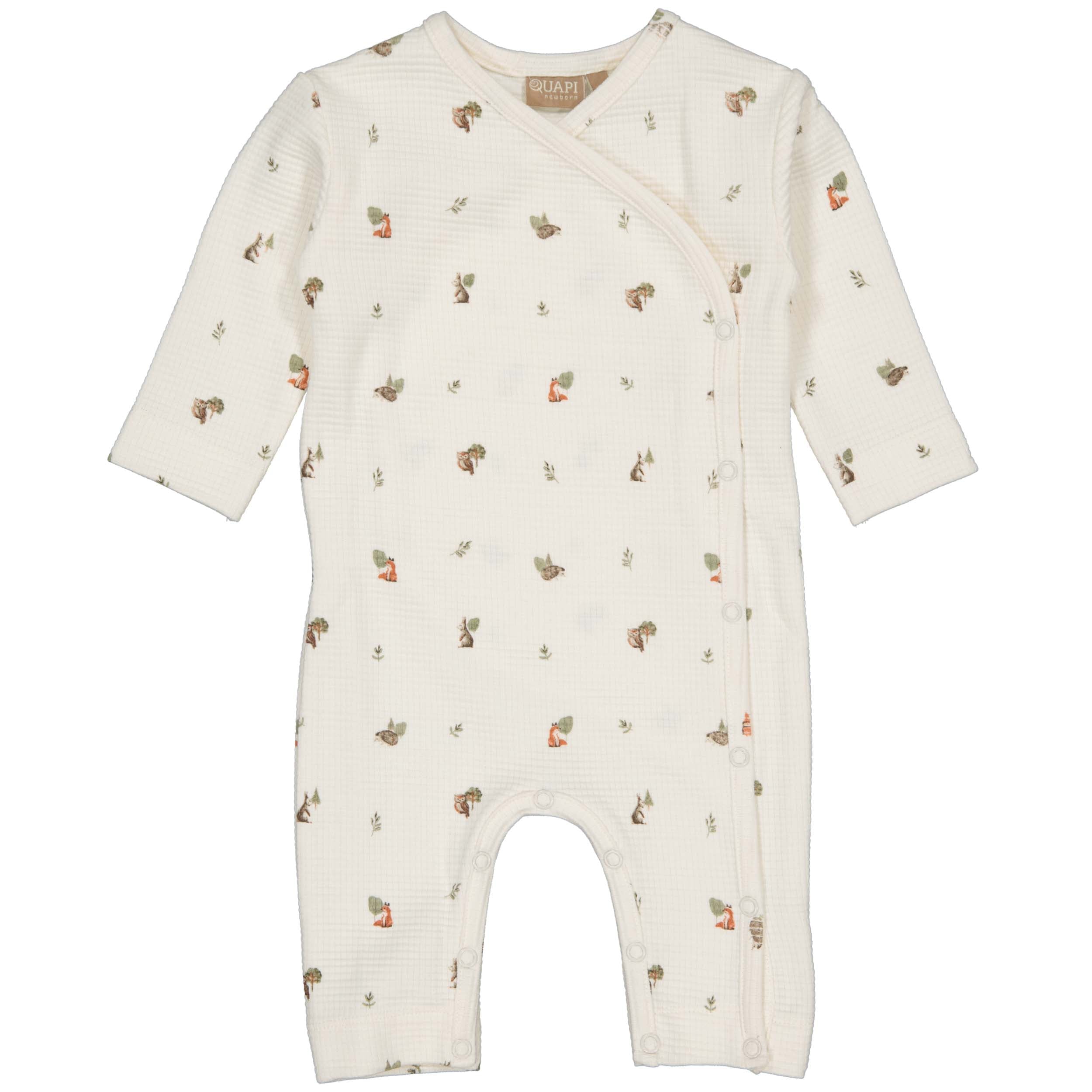 Playsuit met dierenprint | AOP Green Sketch