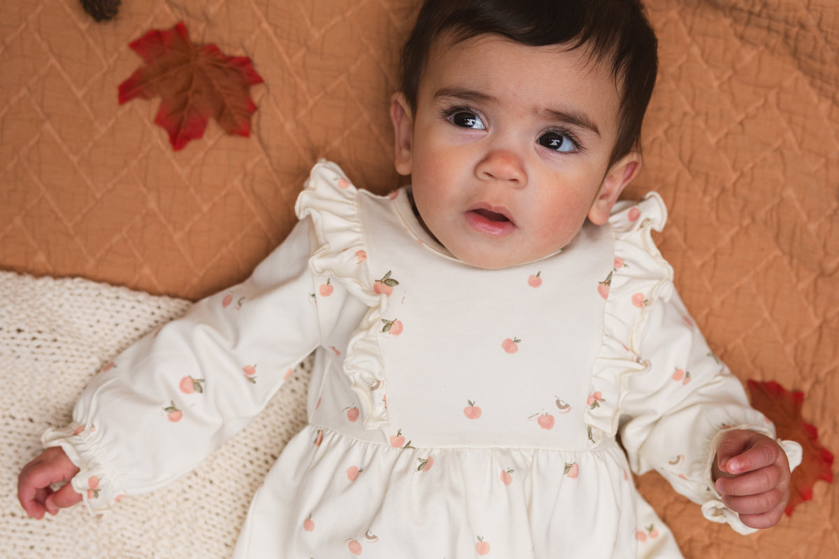 Jurk créme | AOP Cream Forms