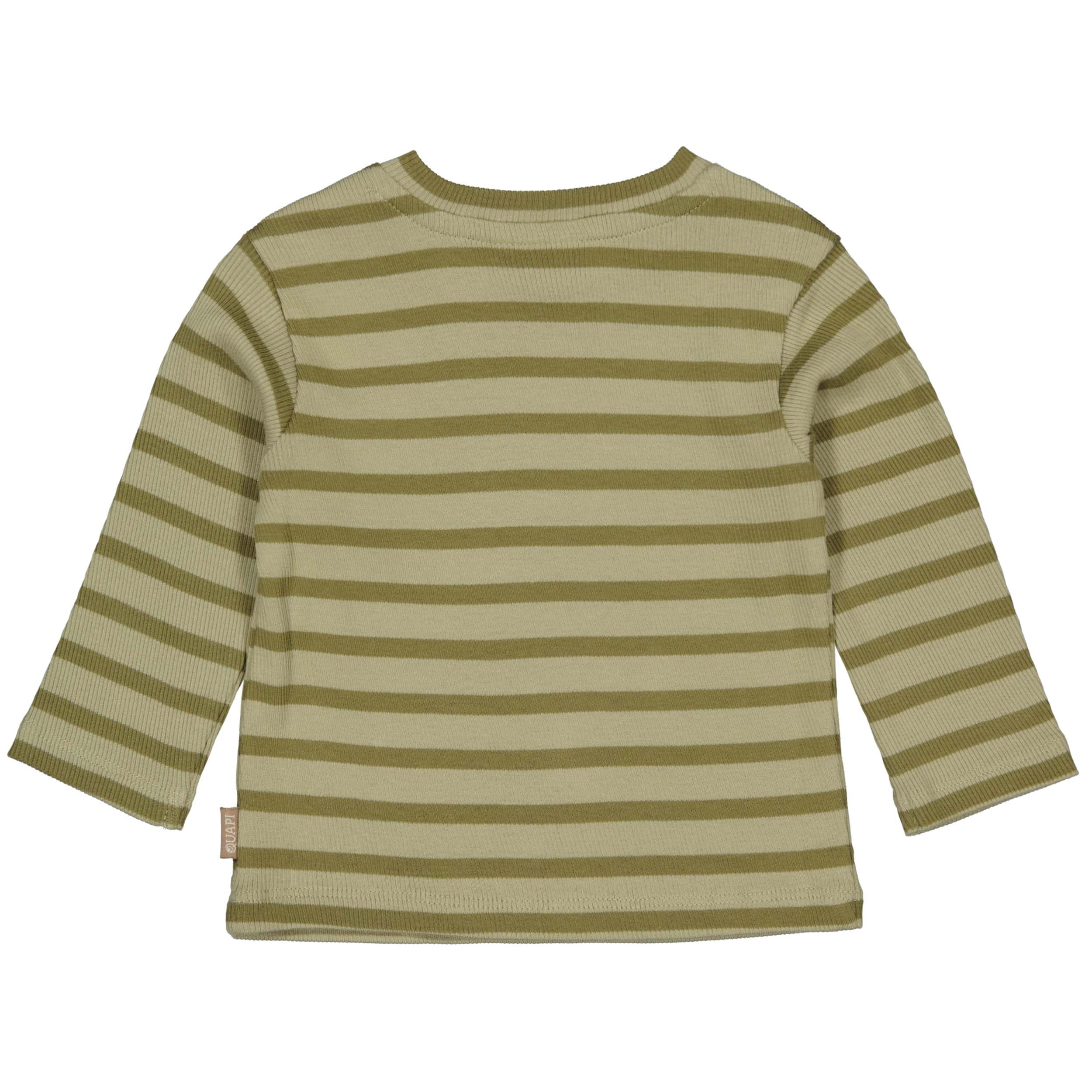 Shirt donker groen gestreept | AOP Dark Green Stripe