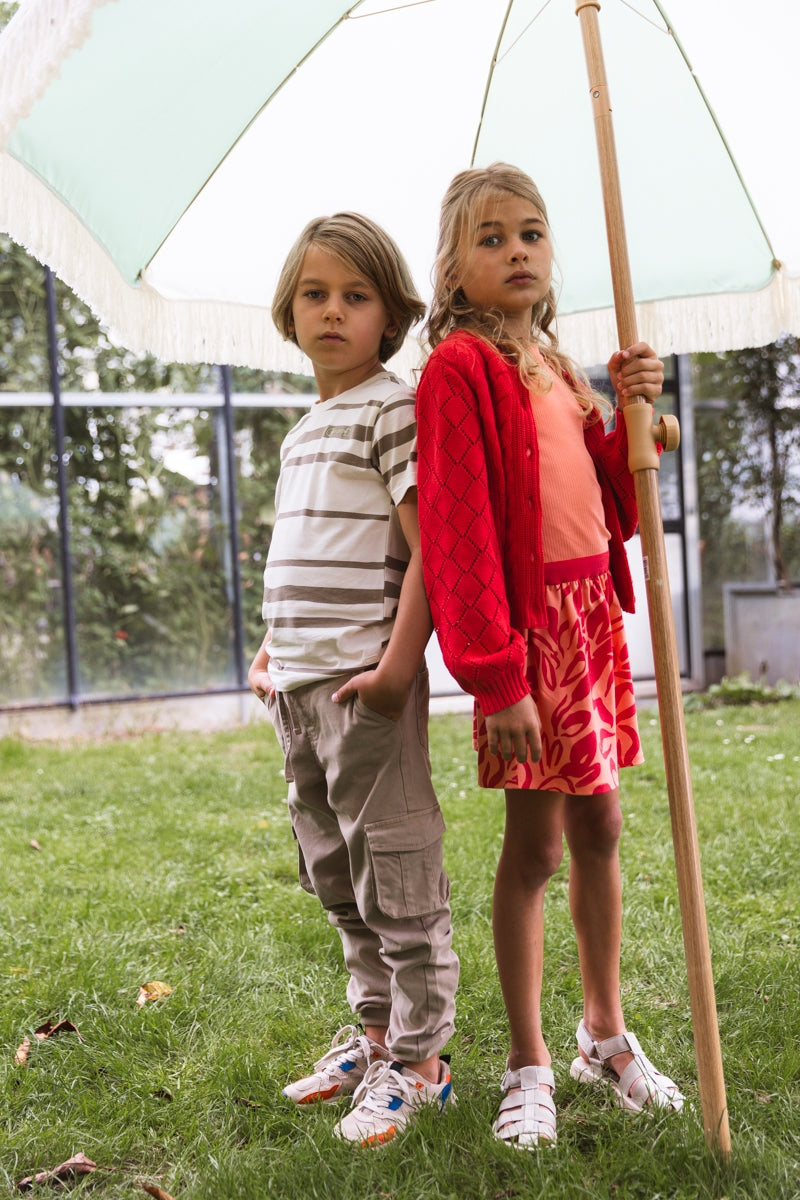 Kleid Orange mit Blumen | AOP Orange Flower