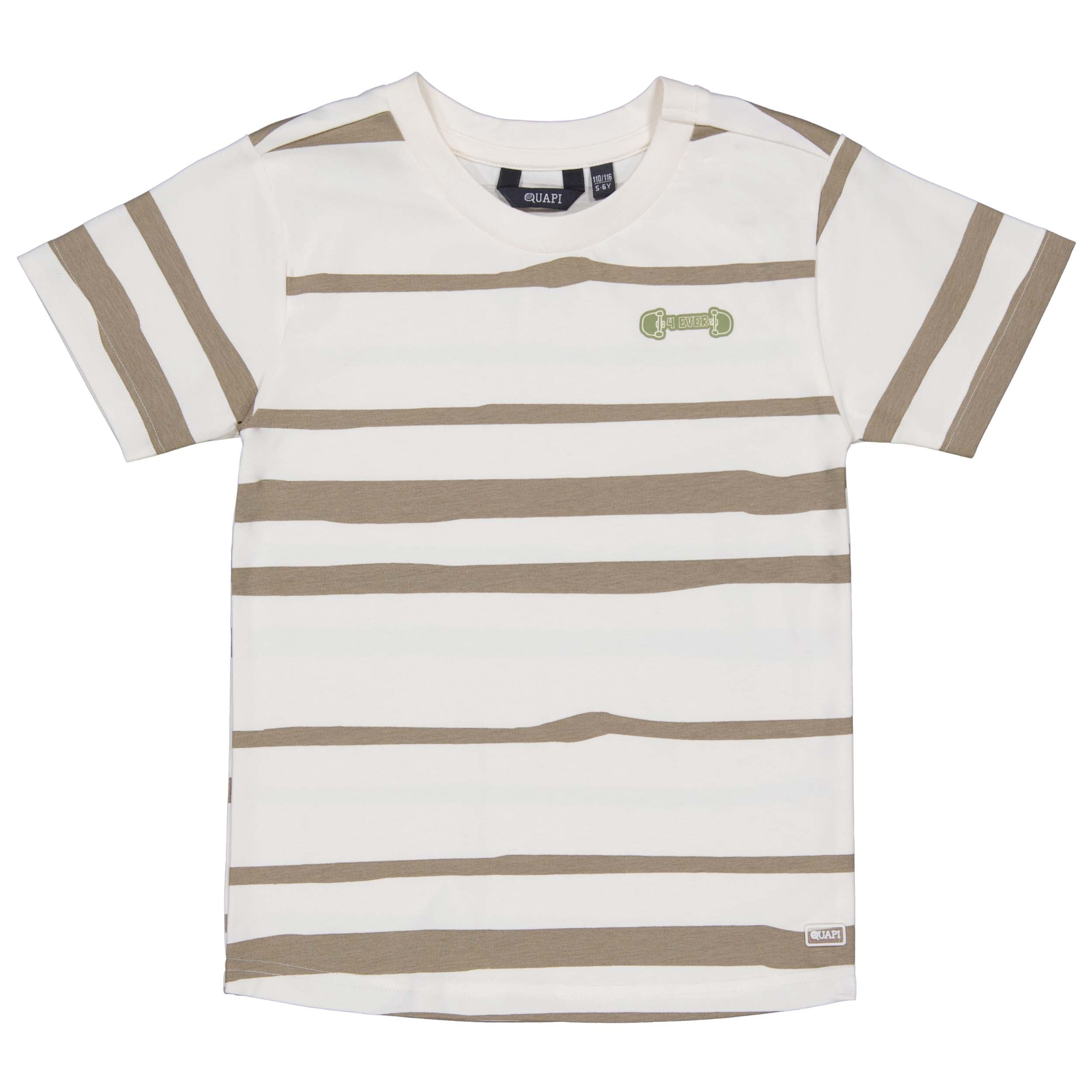 Shirt Wit met strepen | AOP Sand Stripe