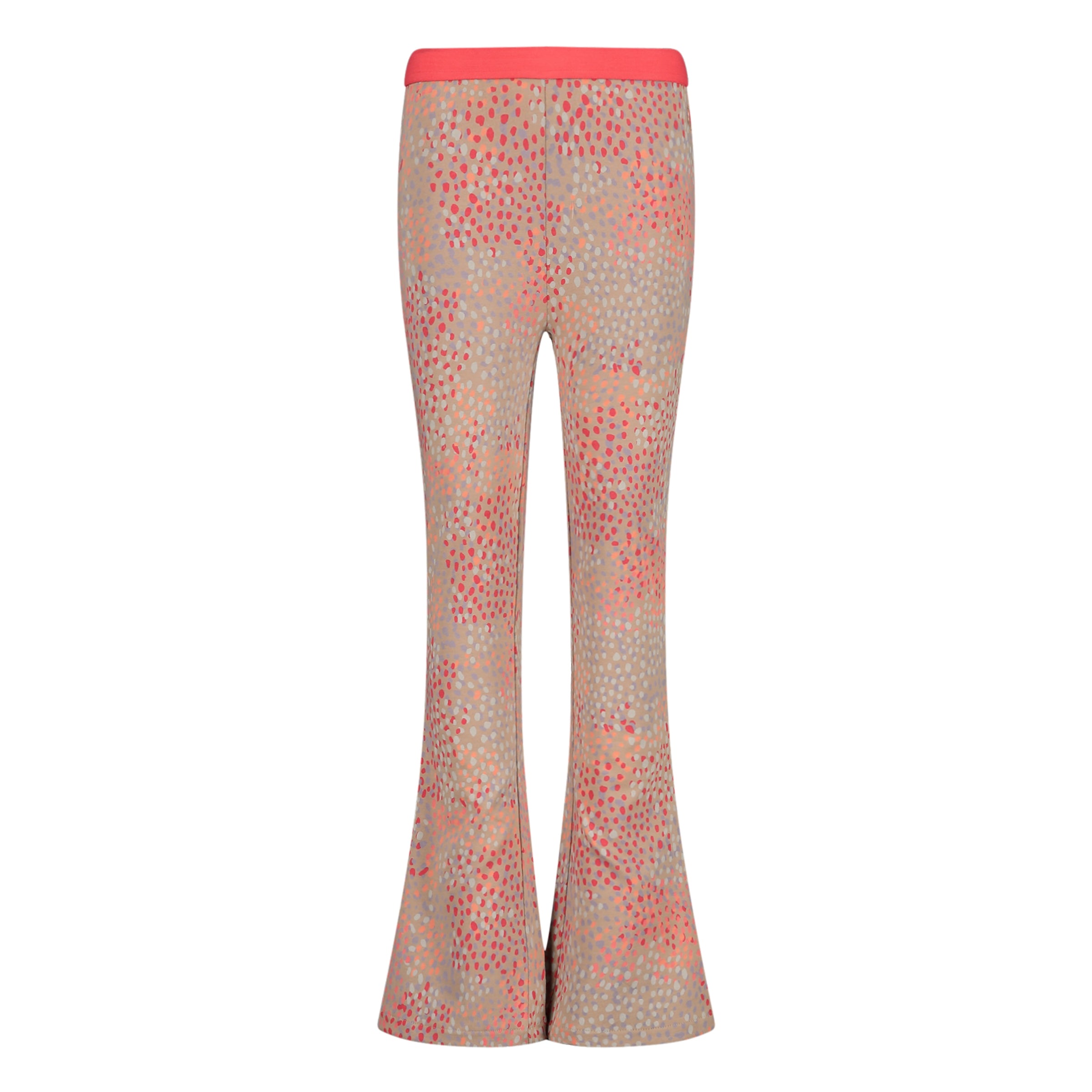 Broek Beige met stippen | AOP Multi Dot