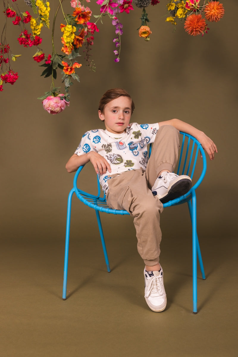 Hemd weißes | AOP White Graphic