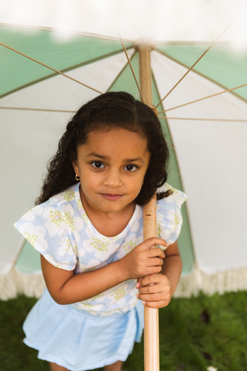 Hemd blauer | AOP Blue Flower