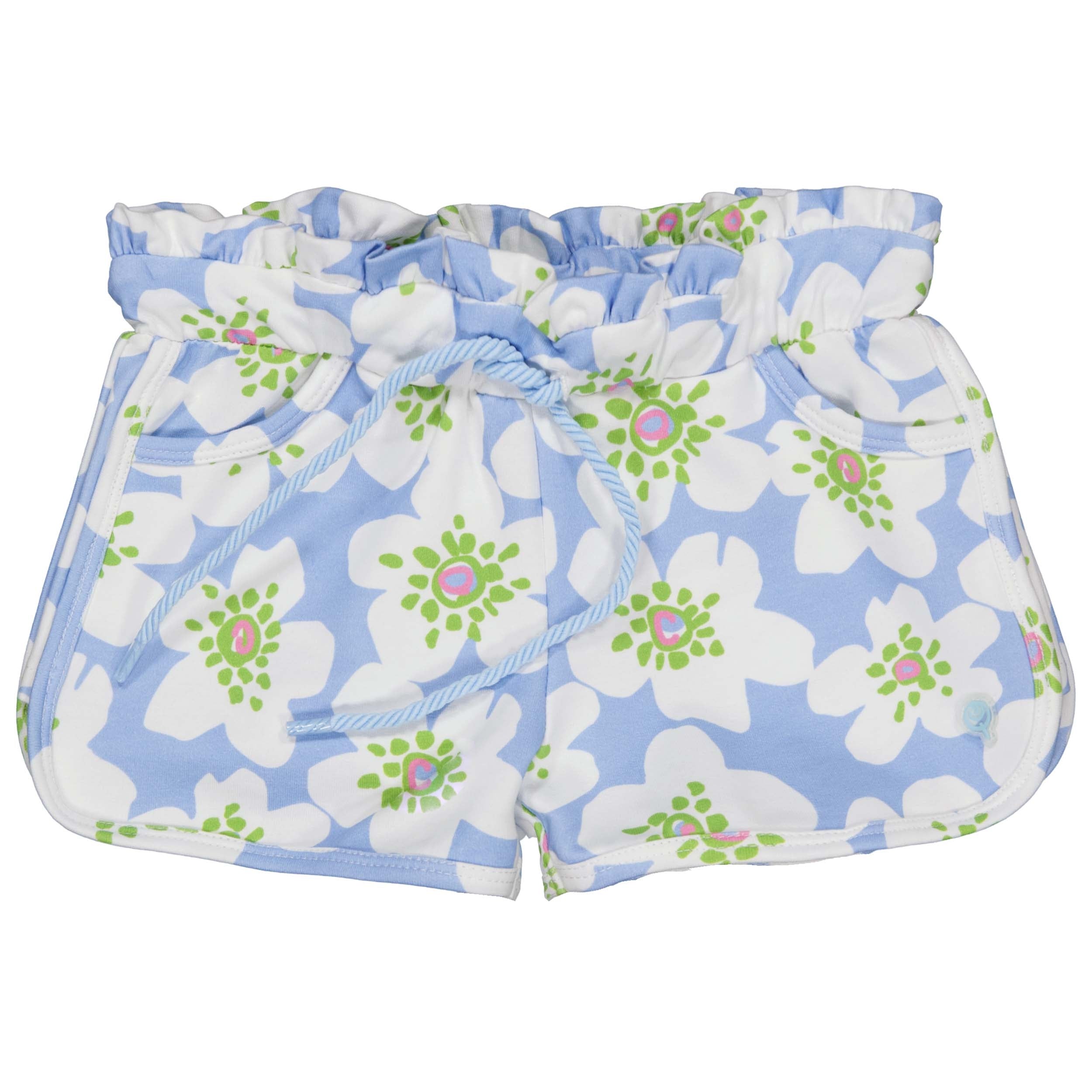 Broek Blauw | AOP Blue Flower