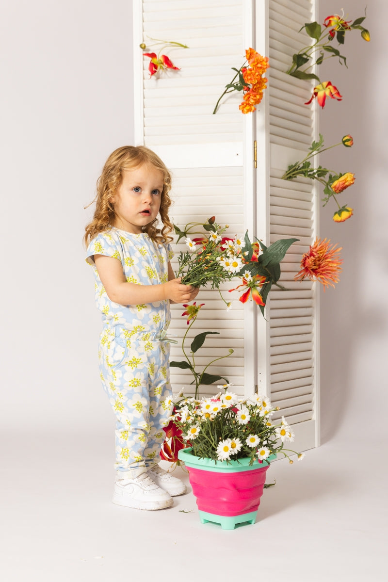 Hose blaues | AOP Blue Flower