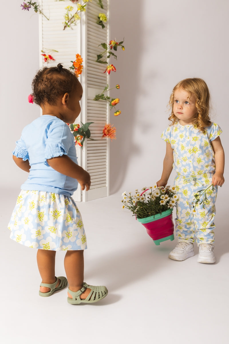 Rok Blauw | AOP Blue Flower