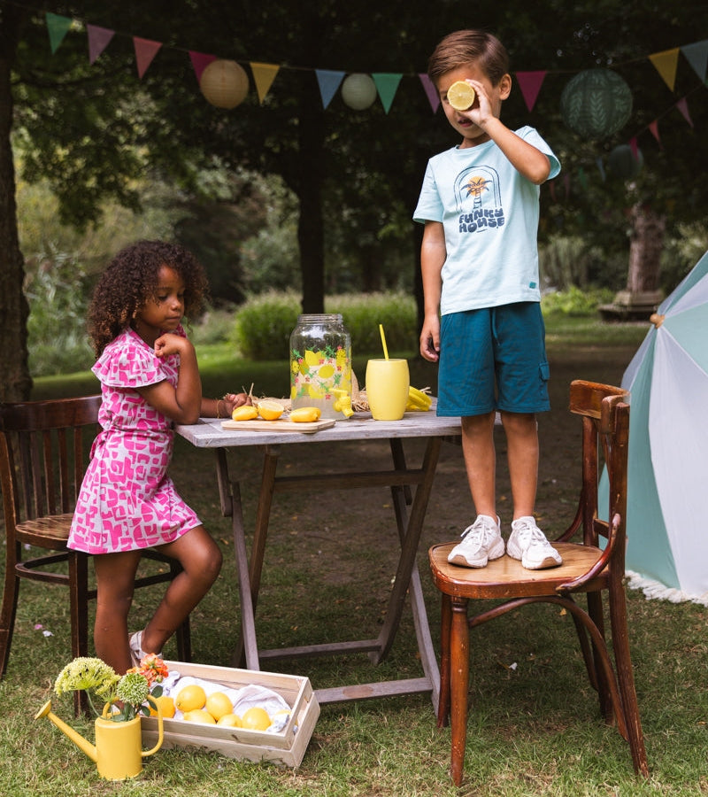 Shirt Blauw | Light Turqoise