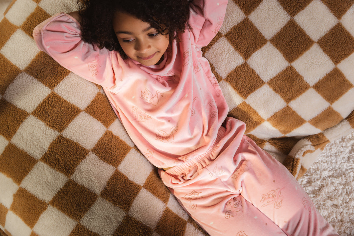 Pyjama roze met zwanenprint | AOP Pink Animal