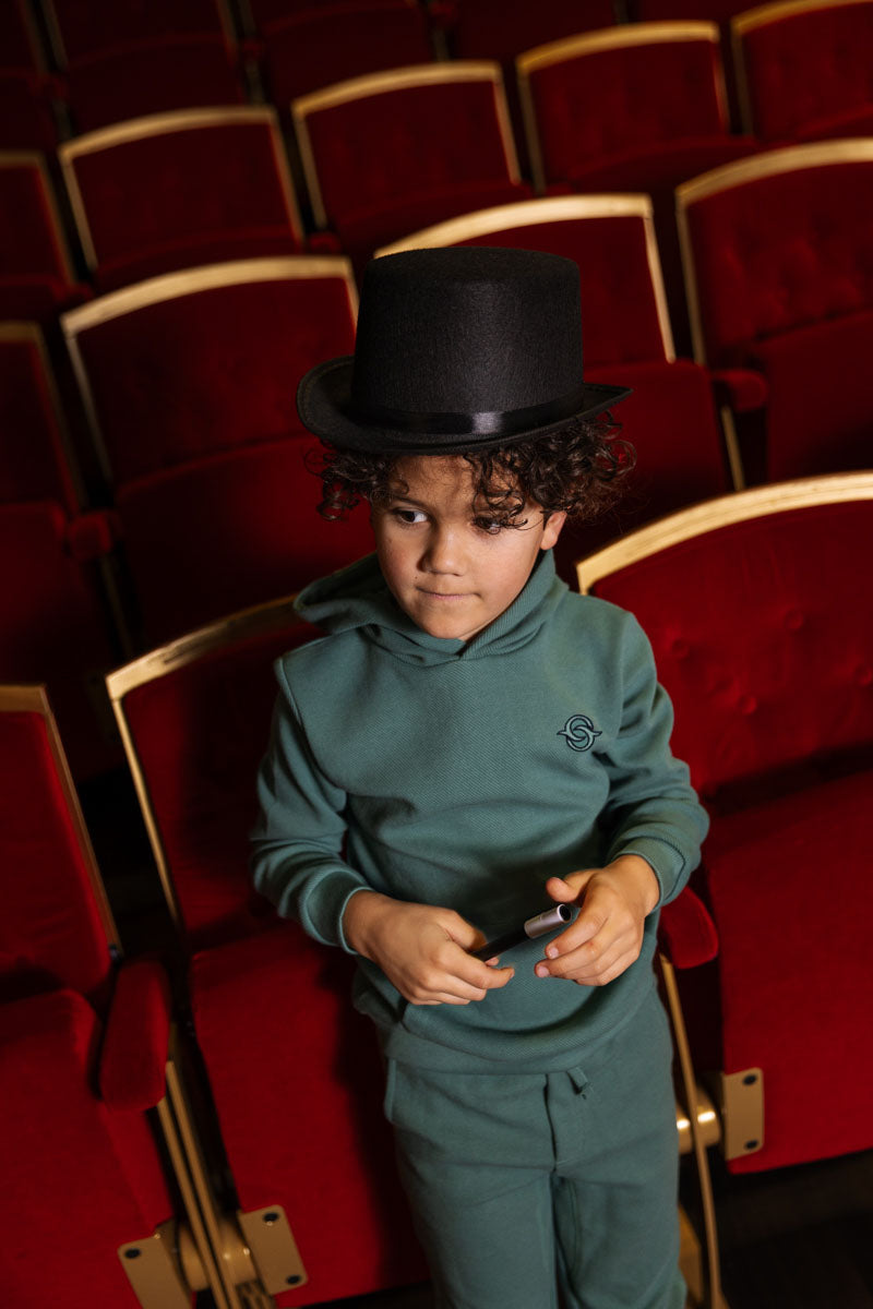 Hooded sweater groen | Green