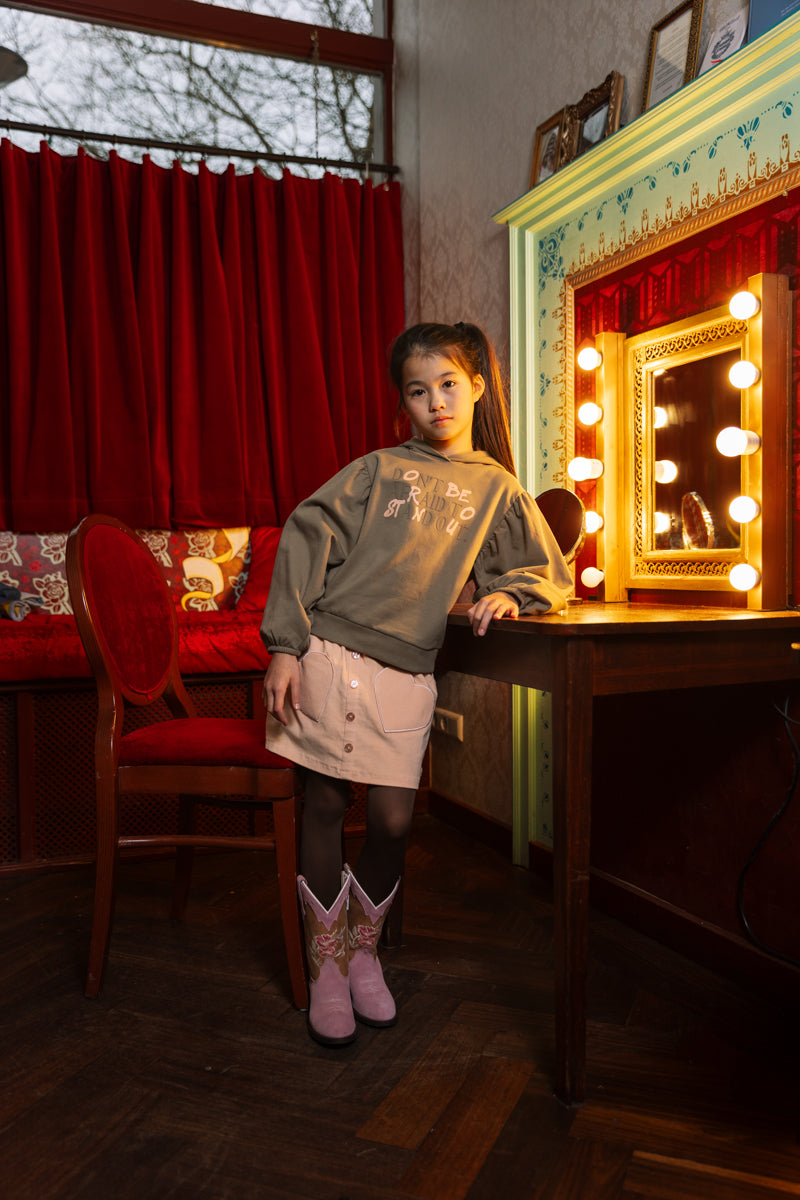 Hooded sweater licht bruin | Light Brown