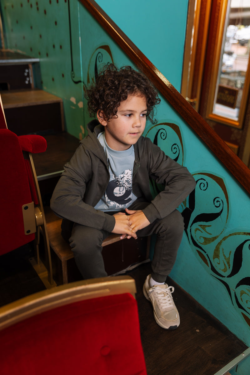 Hooded cardigan donkergrijs | Dark Grey