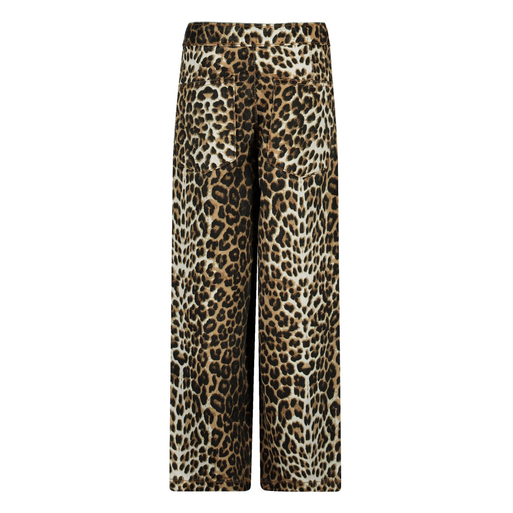 Broek tijgerprint | AOP Brown Animal Jeans