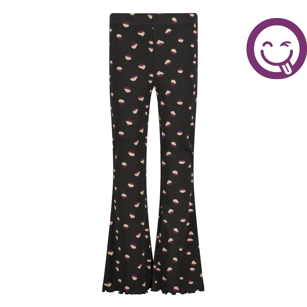 Flairbroek zwart | AOP Black Animal AOP Black Animal / 80 Pants