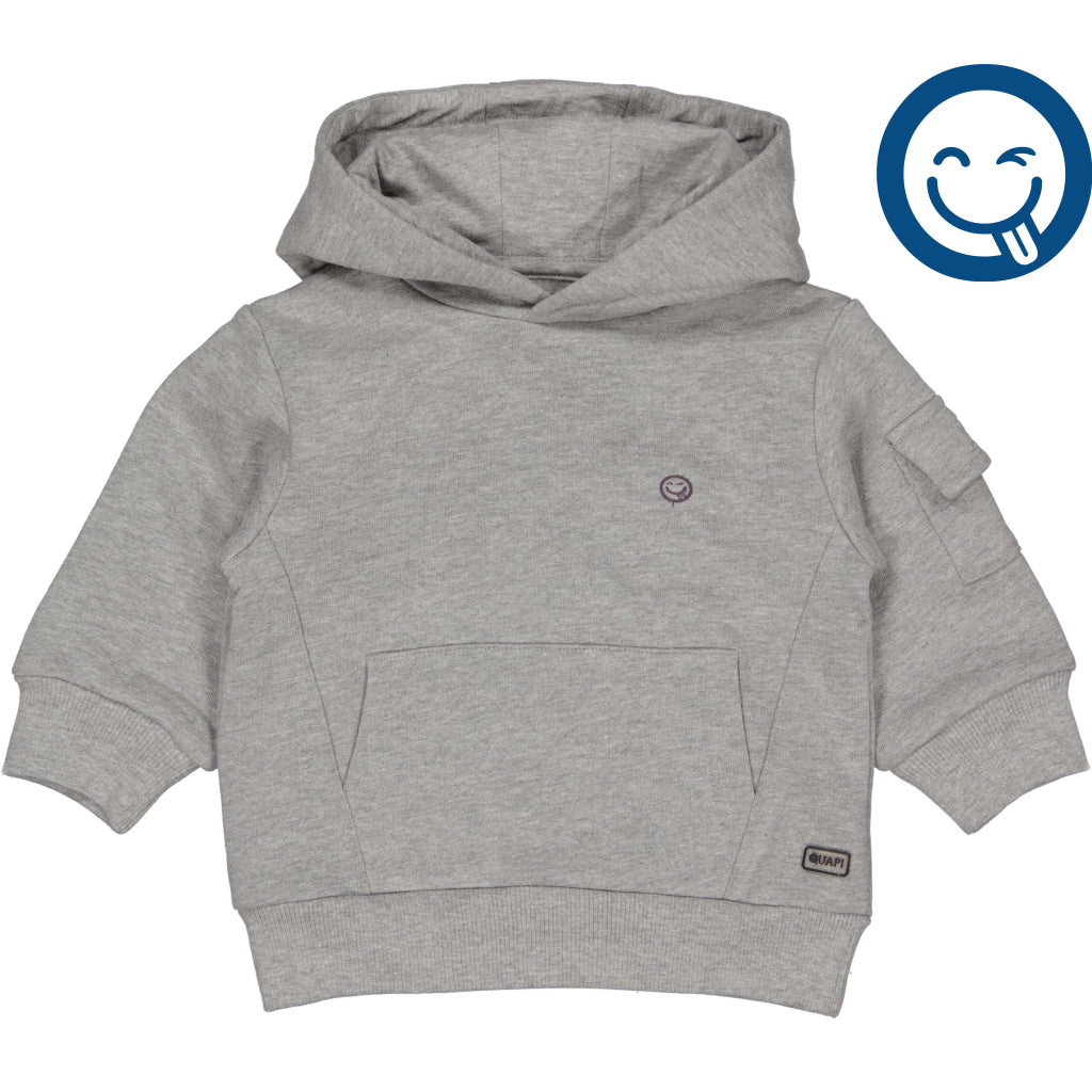 Hooded sweater grijs | Grey Melee Grey Melee / 80 Sweater