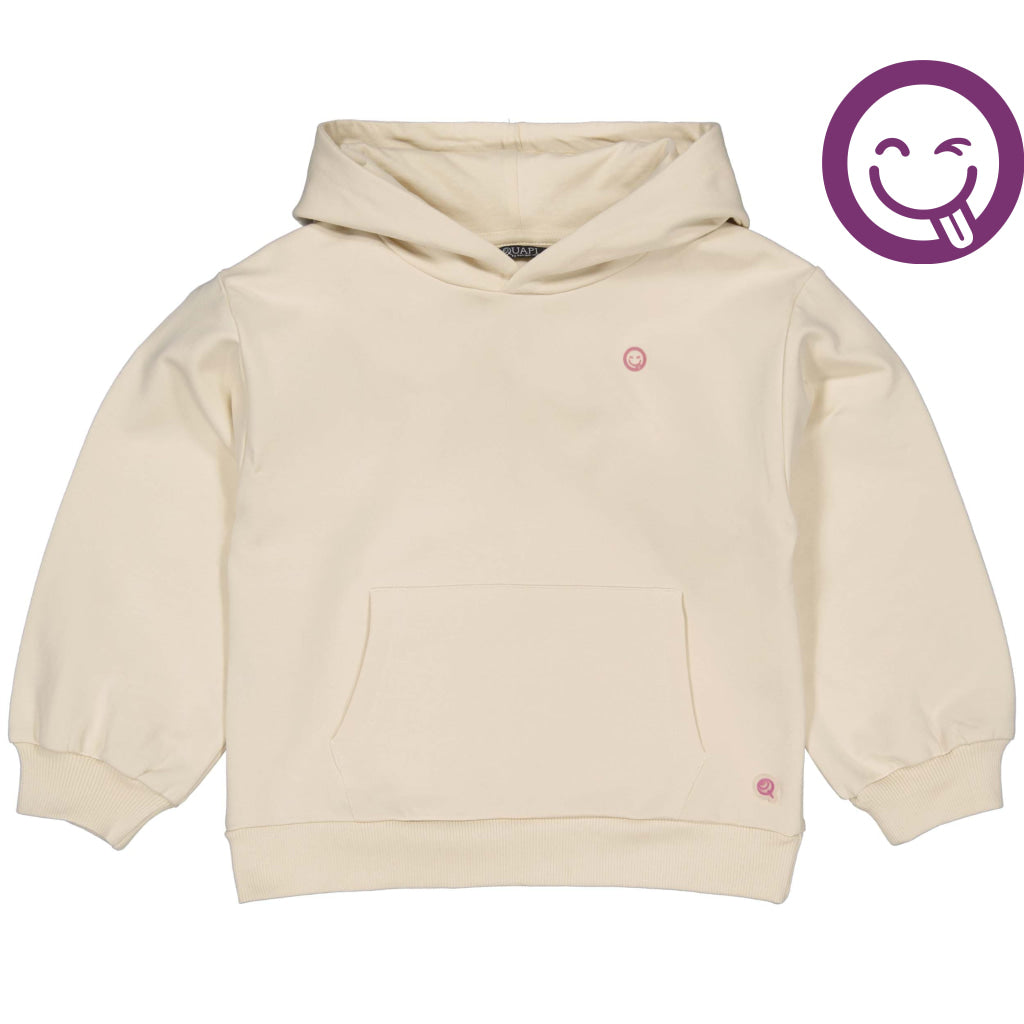 Hooded sweater wit | White Marble White Marble / 80 Sweater