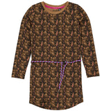 DRESS | AOP Brown Animal