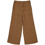 PANTS | AOP Brown Flower