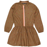 DRESS | AOP Brown Flower