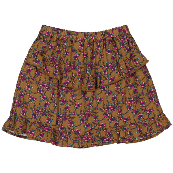 SKIRT | AOP Brown Flower