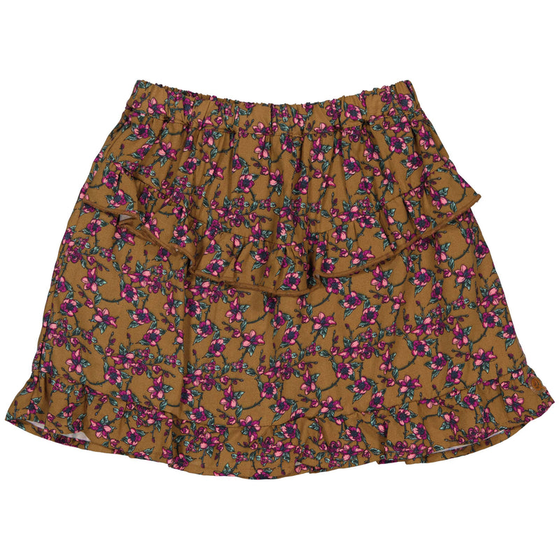 SKIRT | AOP Brown Flower