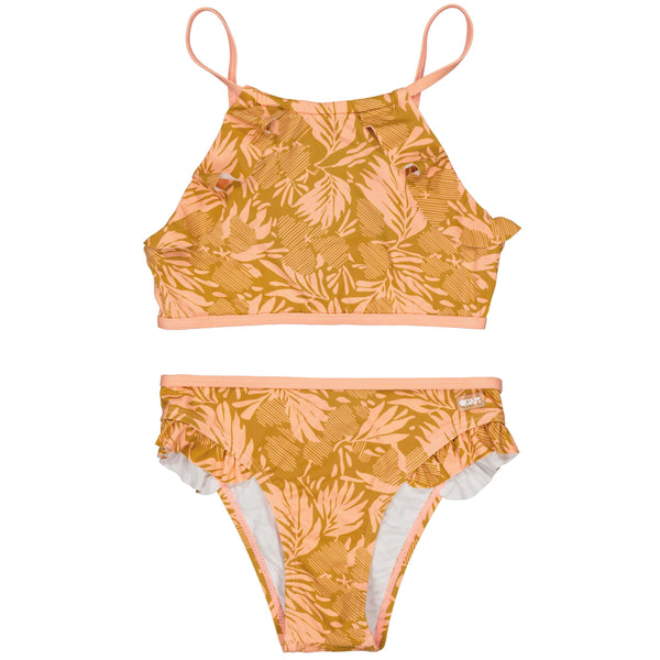 Bikini | AOP Pink Leaves