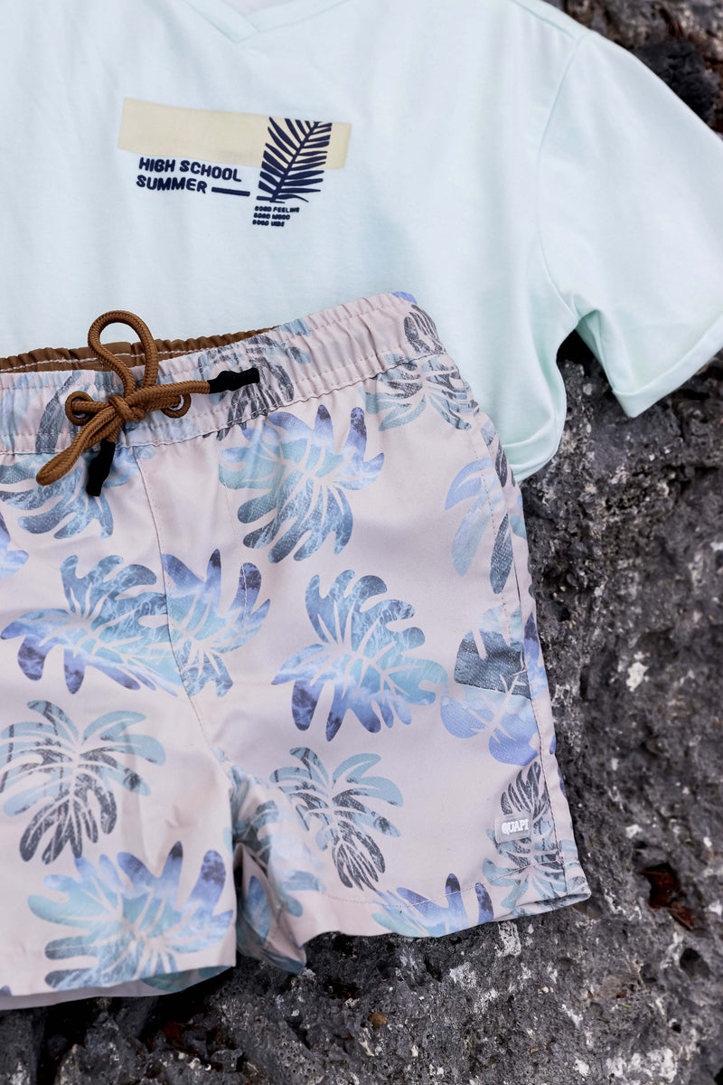 Swimshort | AOP Sand Leaves