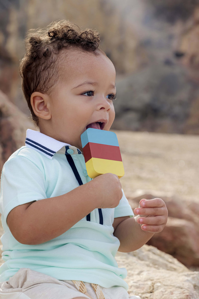 Shortsleeve Polo | Aqua Blue