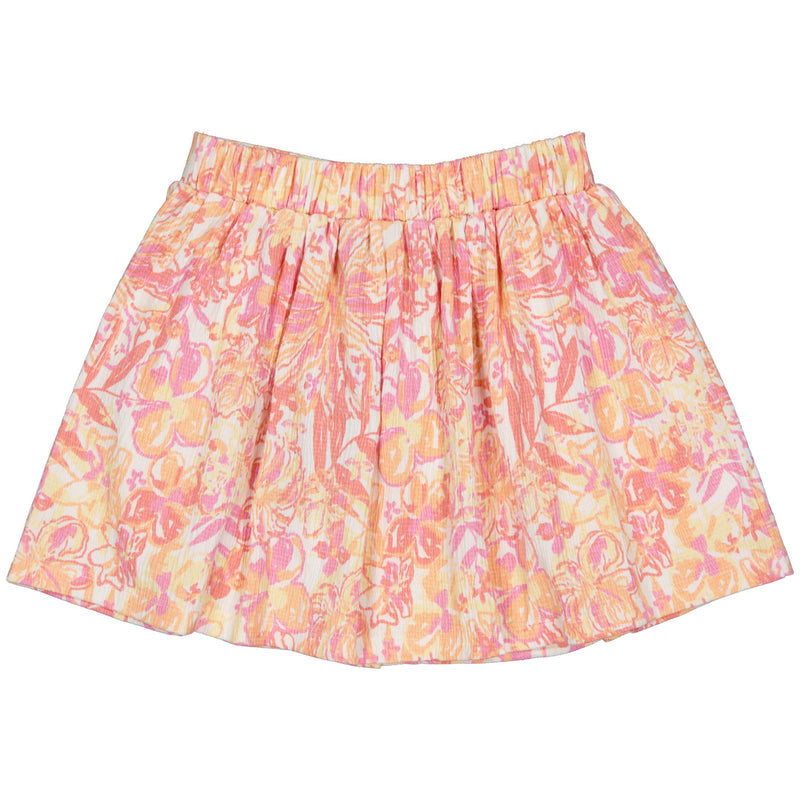 Skirt | AOP White Flower