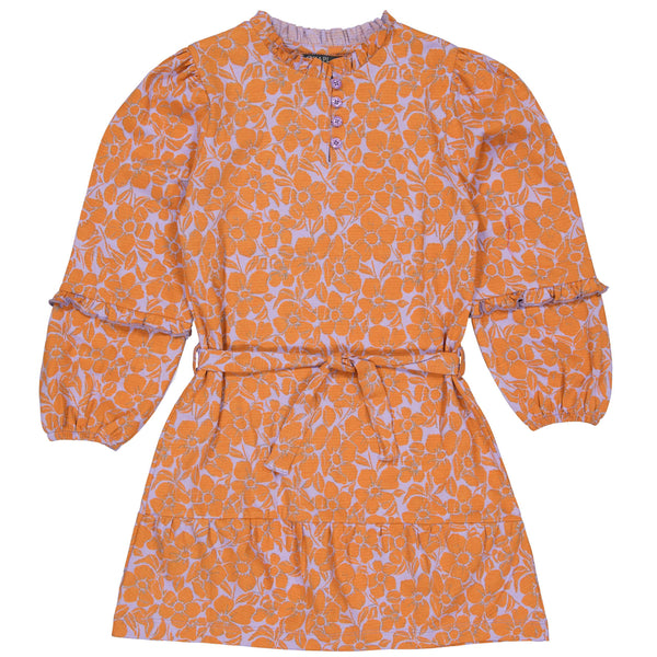 DRESS | AOP Orange Flower