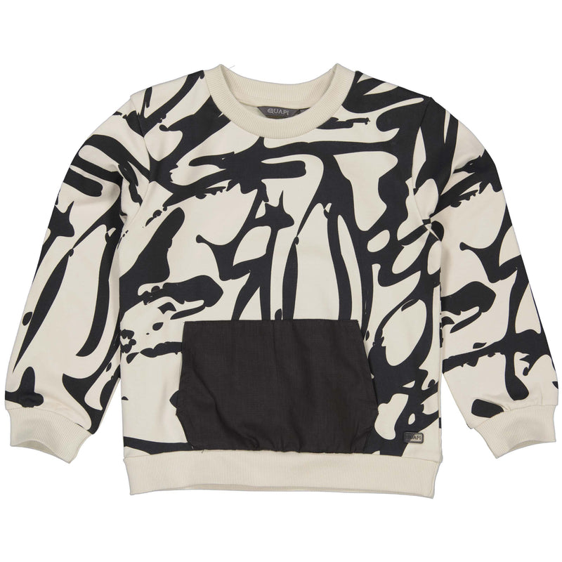 SWEATERS | AOP Black Sketch