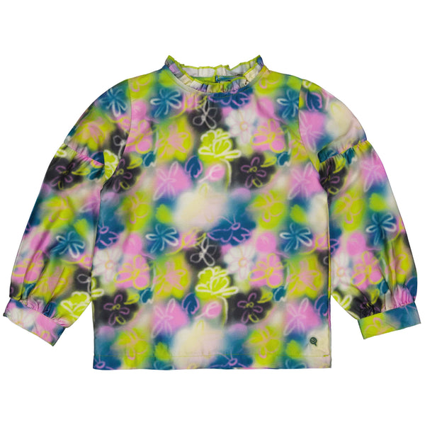 SHIRTS | AOP Green Flower