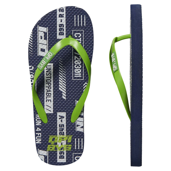 FLIPFLOPS | AOP Blue Text