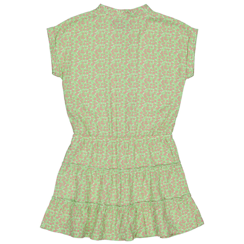 DRESS | AOP Green Flower