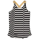 SINGLET | AOP Black Stripe