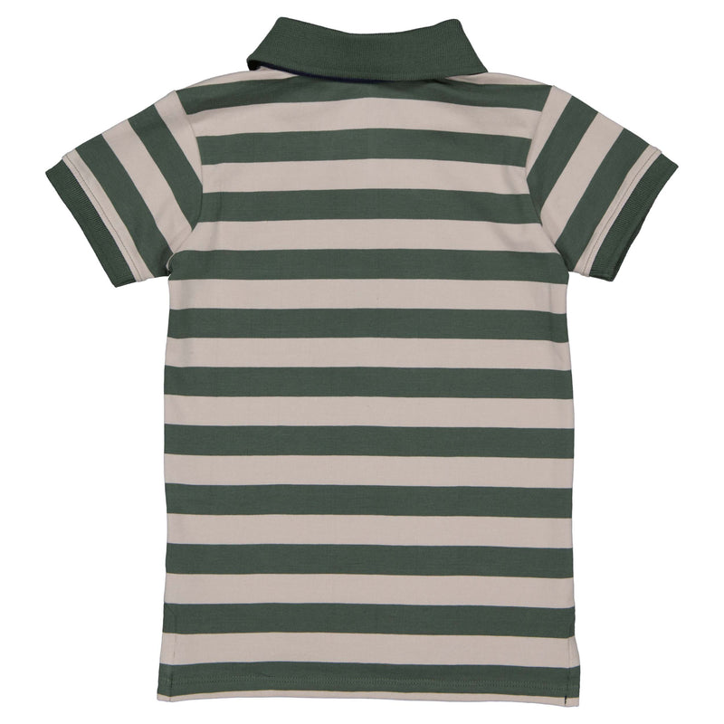 Poloshirt | AOP Green Stripe