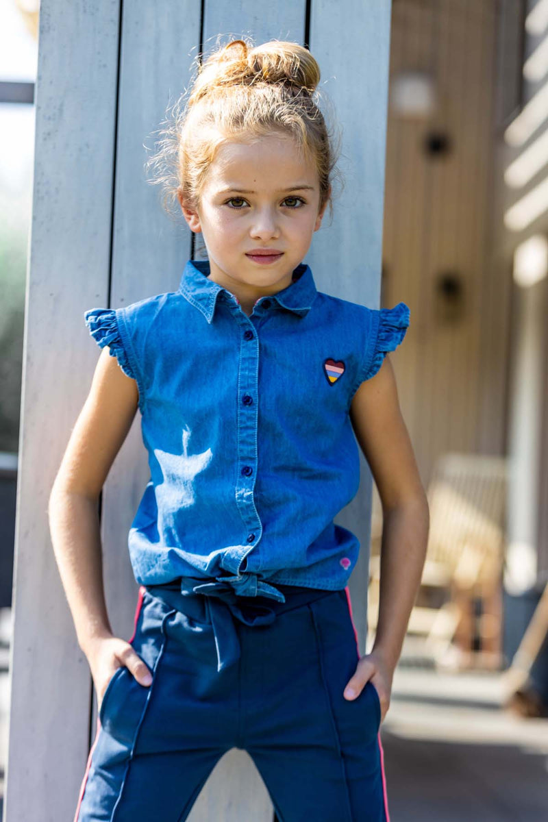 BLOUSE | Blue Denim