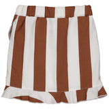 SKIRT | AOP Brown Stripe