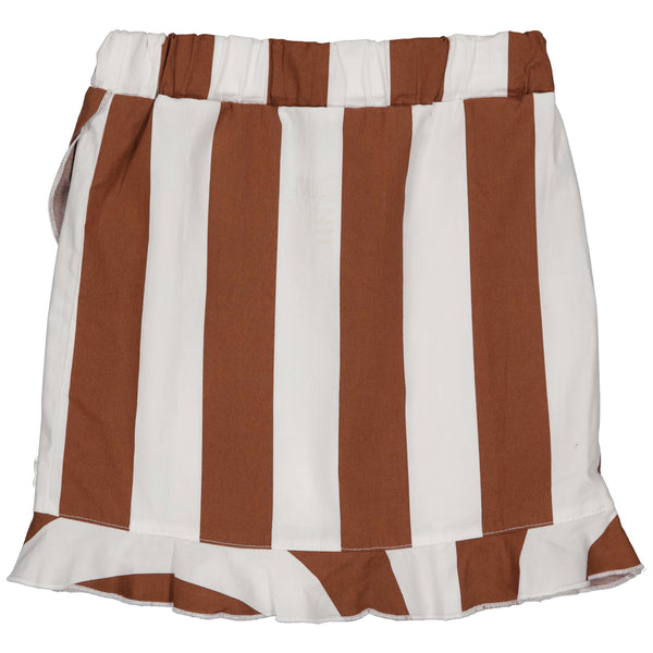 SKIRT | AOP Brown Stripe