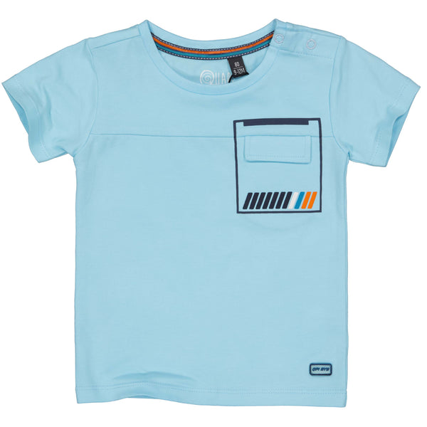 SHORTSLEEV | Aqua Blue