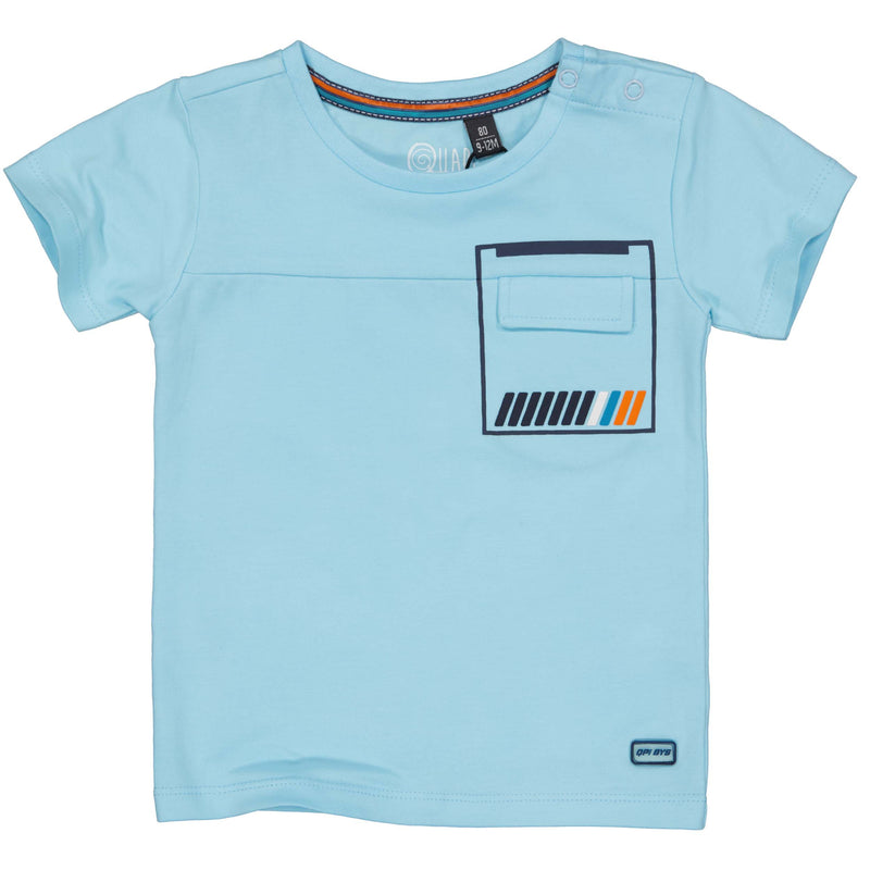 SHORTSLEEV | Aqua Blue