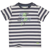 SHORTSLEEV | AOP Grey Stripe