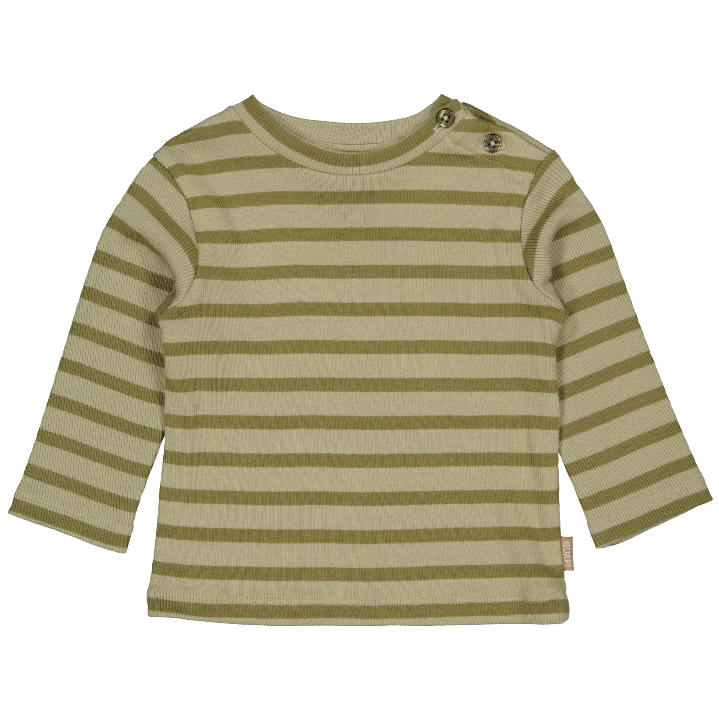 Shirt donker groen gestreept | AOP Dark Green Stripe
