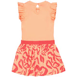 DRESS | AOP Orange Flower