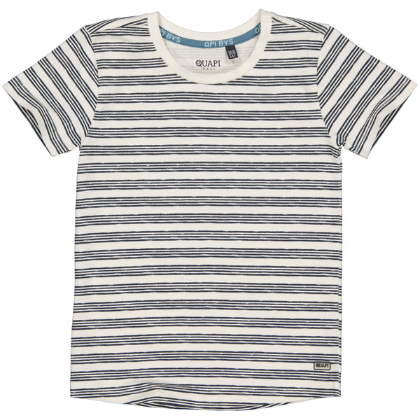 SHORTSLEEV | AOP White Stripe